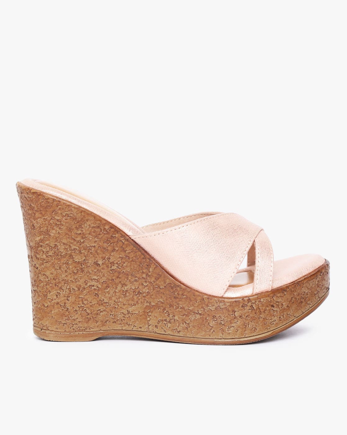 catwalk rose gold wedges