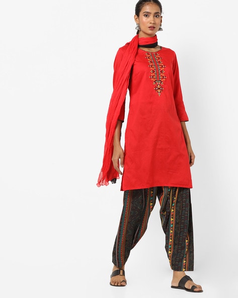 ajio salwar suits