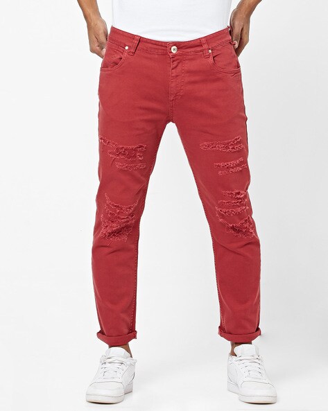 men red jeans