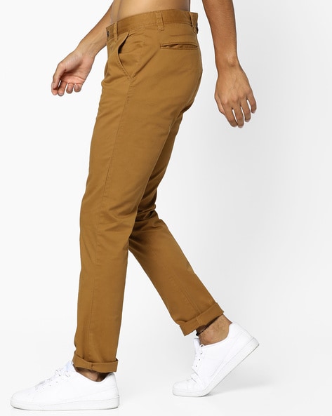 Platinam Slim Fit Men Brown Trousers  Buy Platinam Slim Fit Men Brown  Trousers Online at Best Prices in India  Flipkartcom