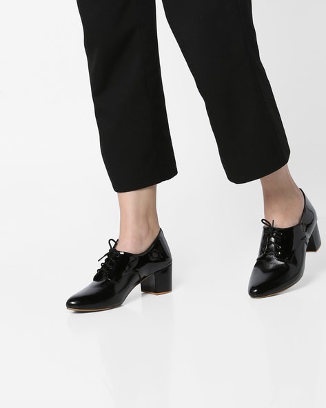 heeled derby shoes womens