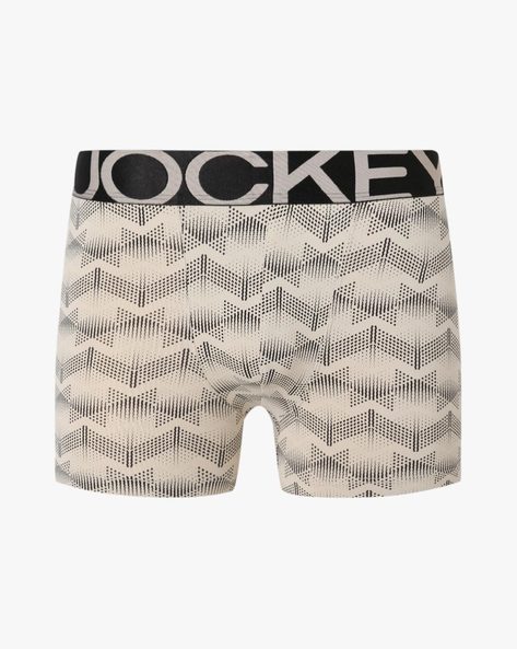 jockey men's printed trunks