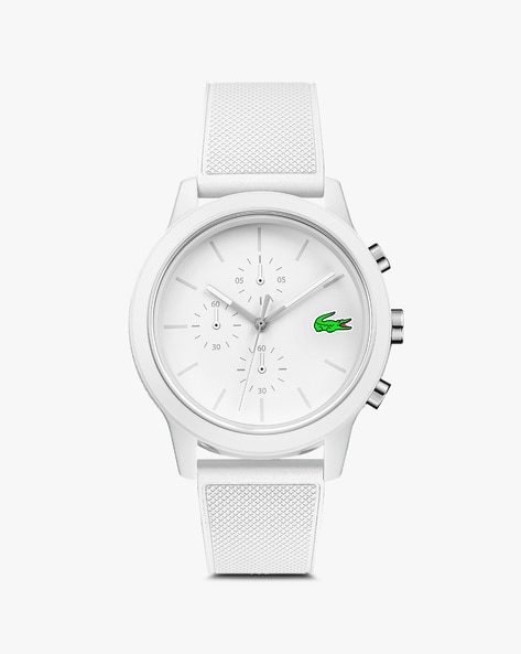 lacoste white watch