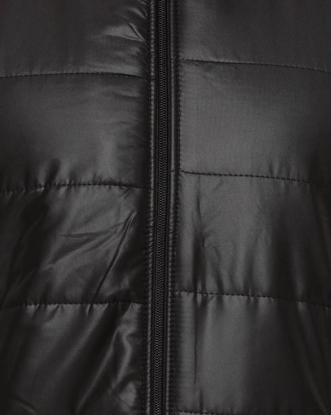 Panelled Zipper-Front Jacket