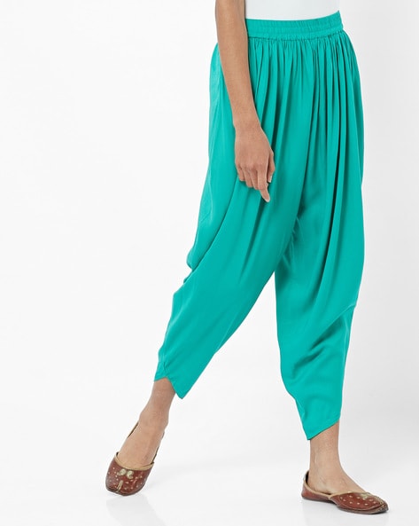 Dhoti Pants with Elasticated Waist Price in India