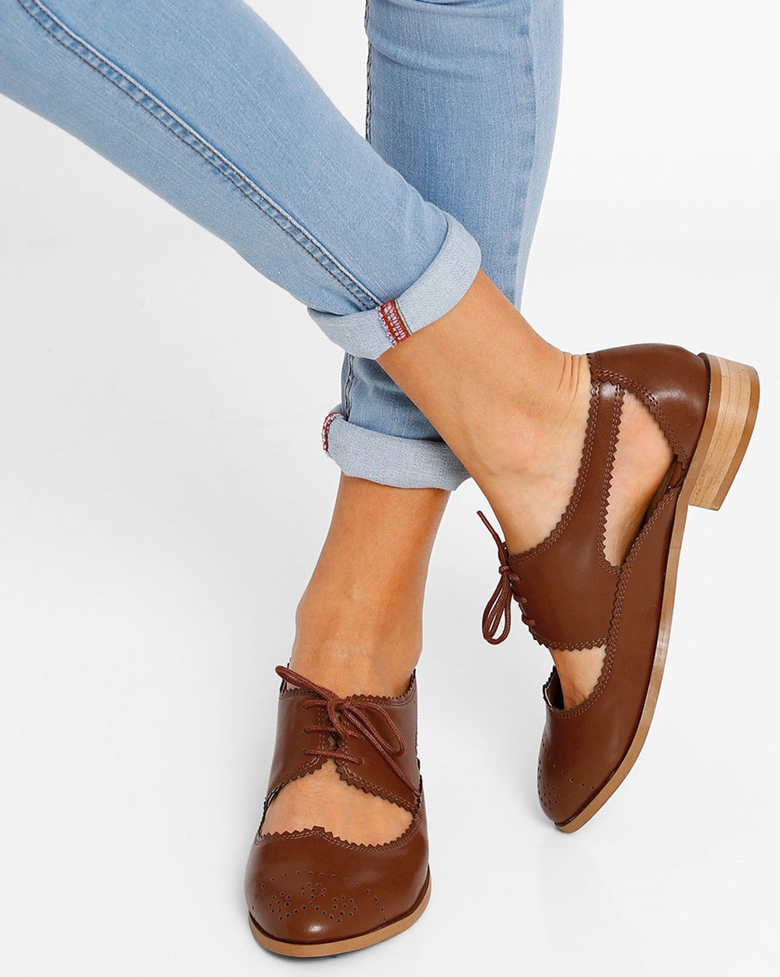 Buy Brown Flat Shoes for Women by AJIO 