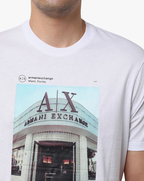 Buy White Tshirts for Men by ARMANI EXCHANGE Online 