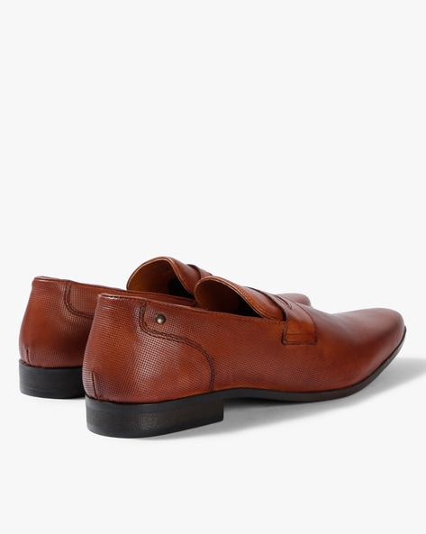 red tape penny loafers