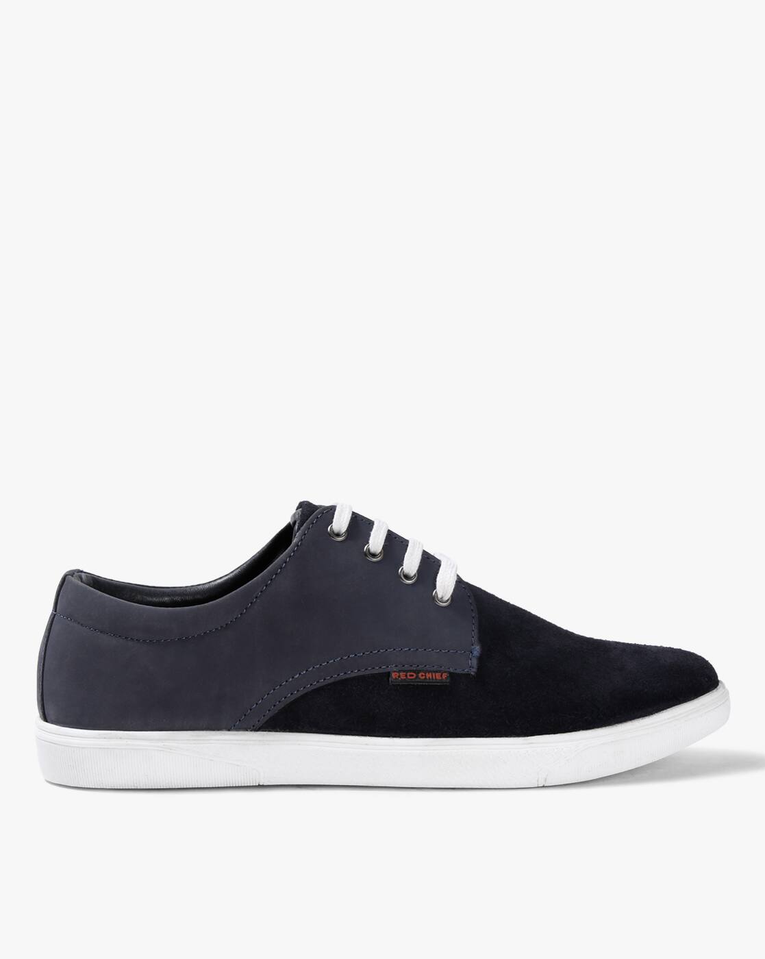 red chief navy blue casual shoes