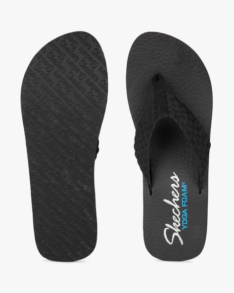 skechers yoga foam platform sandals