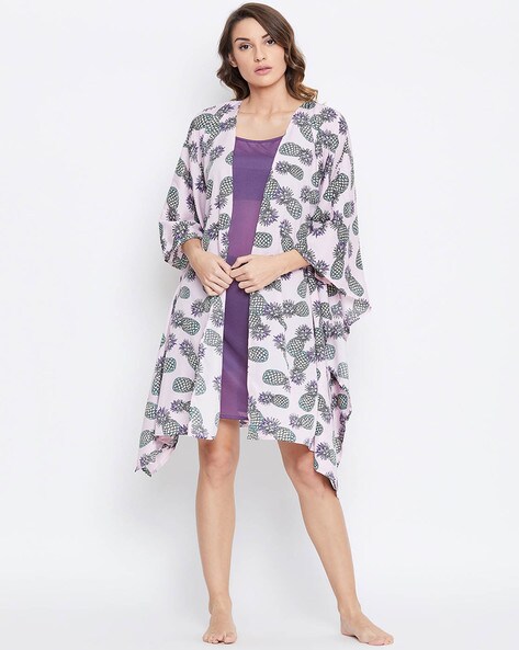Buy Purple Nightshirts&Nighties for Women by The Kaftan Company Online