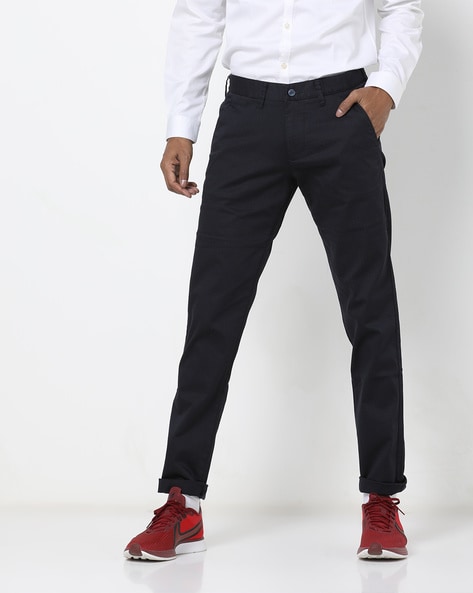 Buy Cream Trousers & Pants for Men by MCHENRY Online | Ajio.com