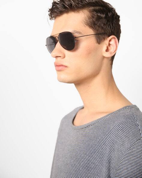 dark grey medusina pilot sunglasses