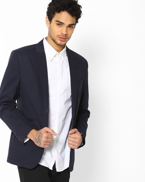 buy navy blue blazer