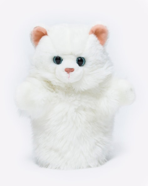 white cat soft toy
