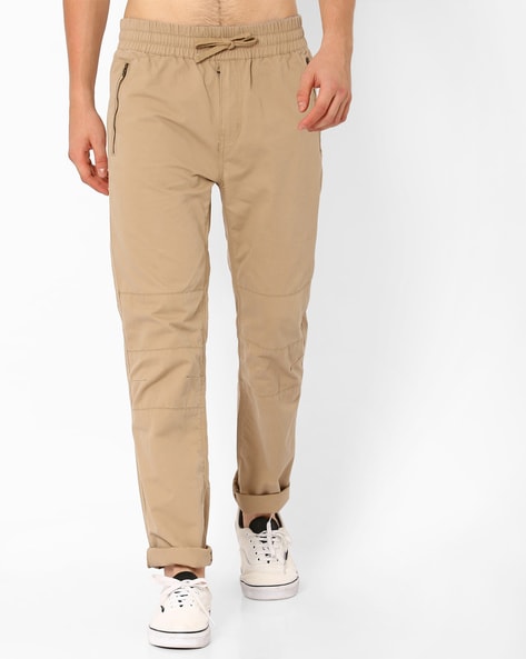 Khaki track clearance pants mens