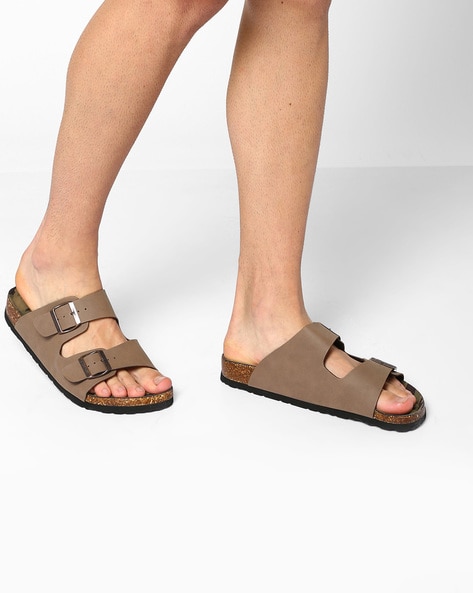 Shop Brown Womens BIRKENSTOCK Arizona Soft Footbed Oiled Nubuck Leather  Sandals Narrow – Shoebacca