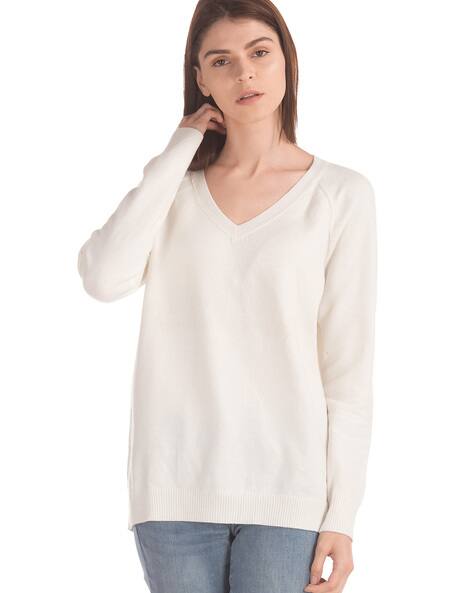 gap v neck sweater women's