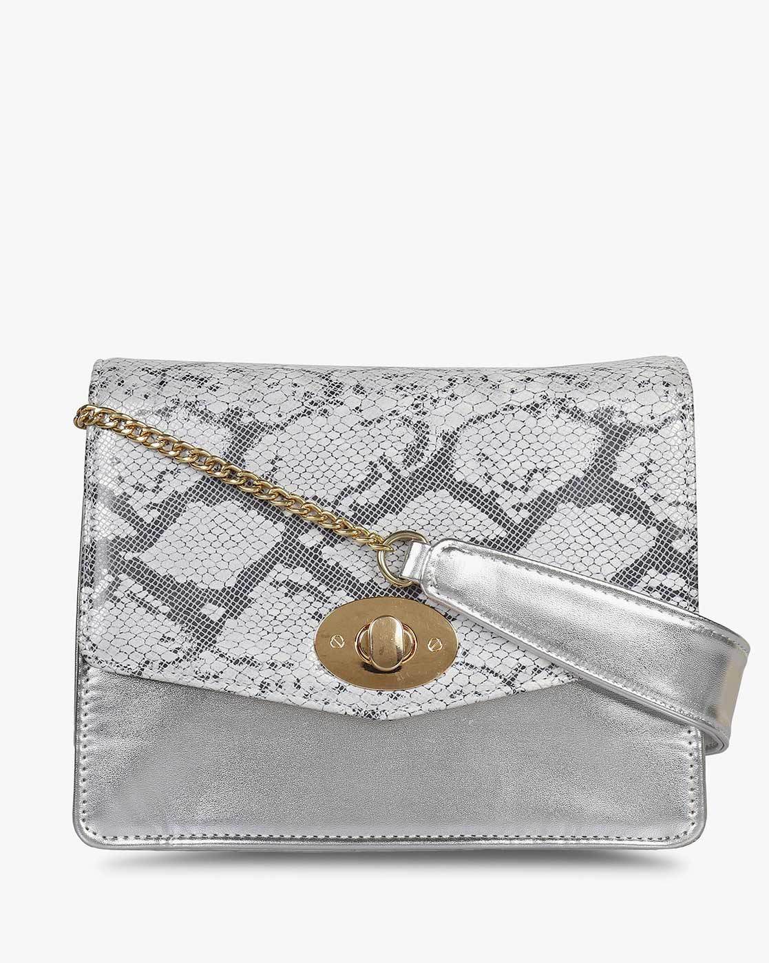 Buy Silver Handbags for Women by Berrypeckers Online