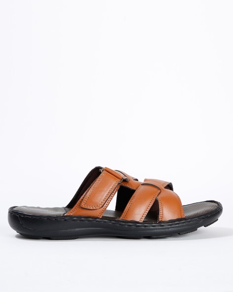 Mens slippers store with velcro closure