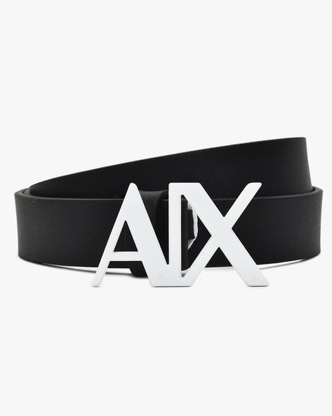 armani exchange logo belt