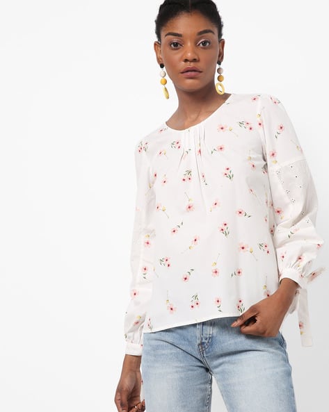 White tops ajio Clearance