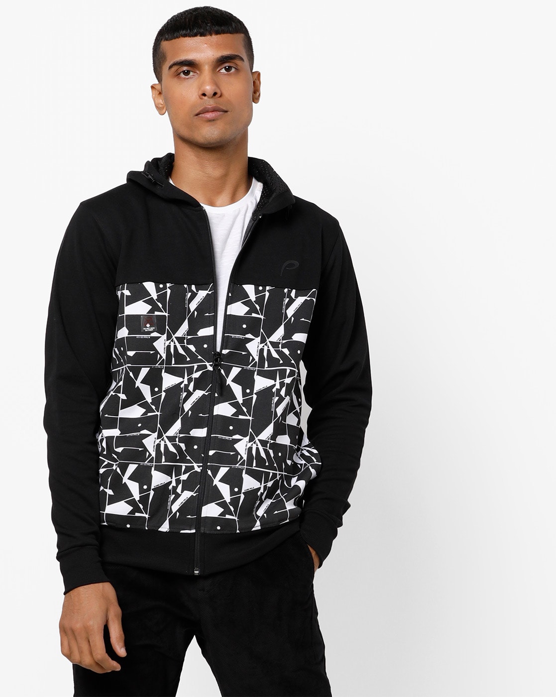 printed zip hoodies