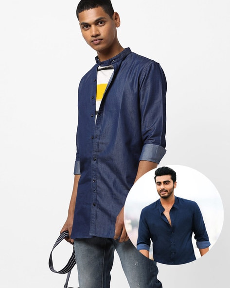 Polo Ralph Lauren Classic-Fit Solid Denim Shirt | Dillard's