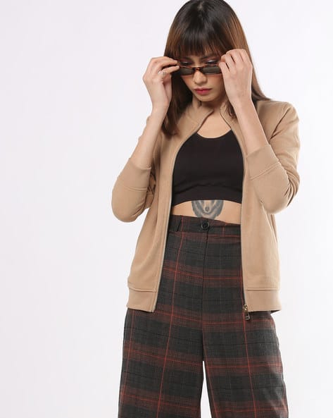 Buy Beige Sweatshirt & Hoodies for Women by MADAME Online | Ajio.com