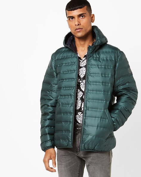 men's slim fit quilted jacket