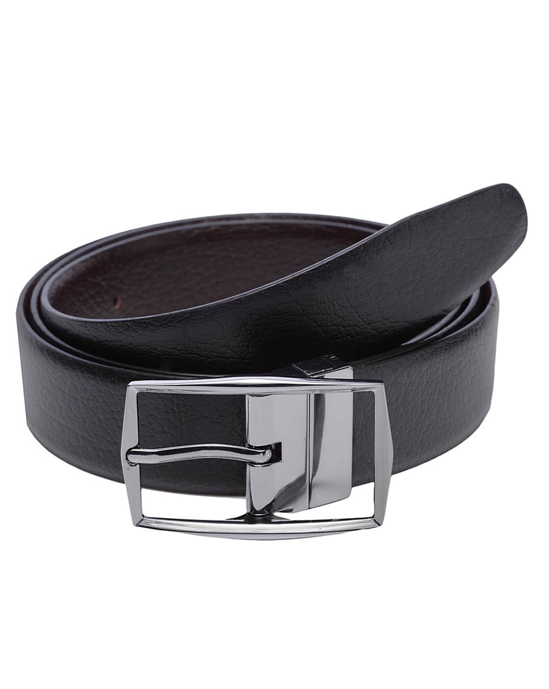 genuine leather reversible belt