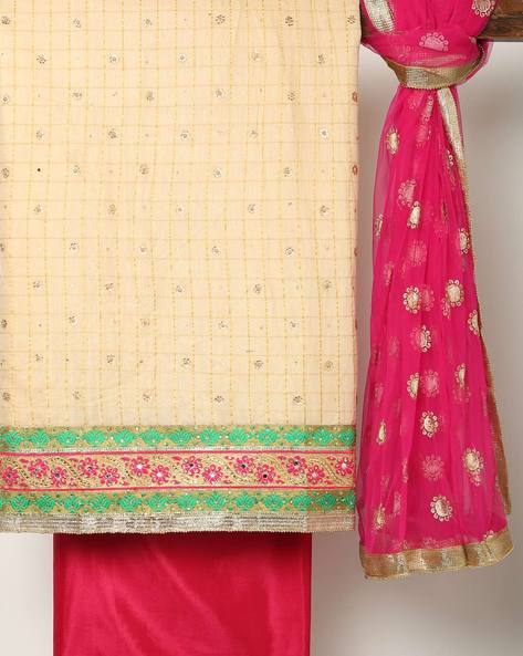 ajio churidar materials