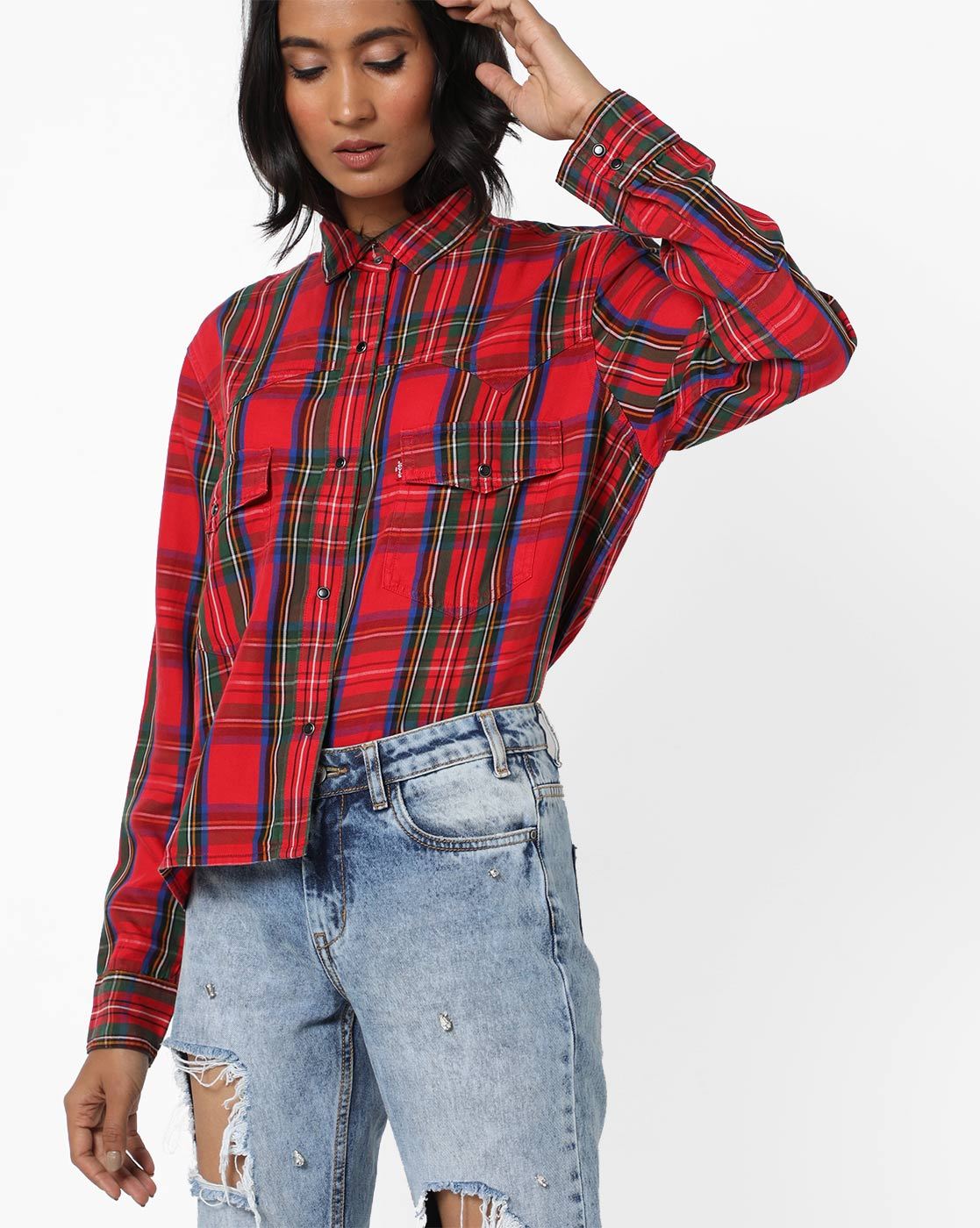 women red levis