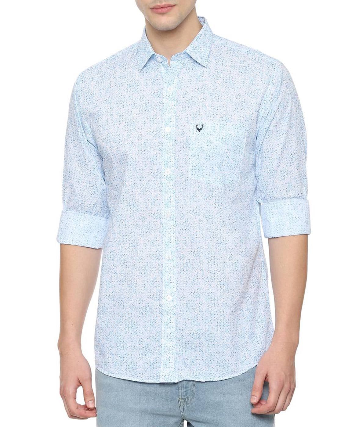 allen solly floral shirts