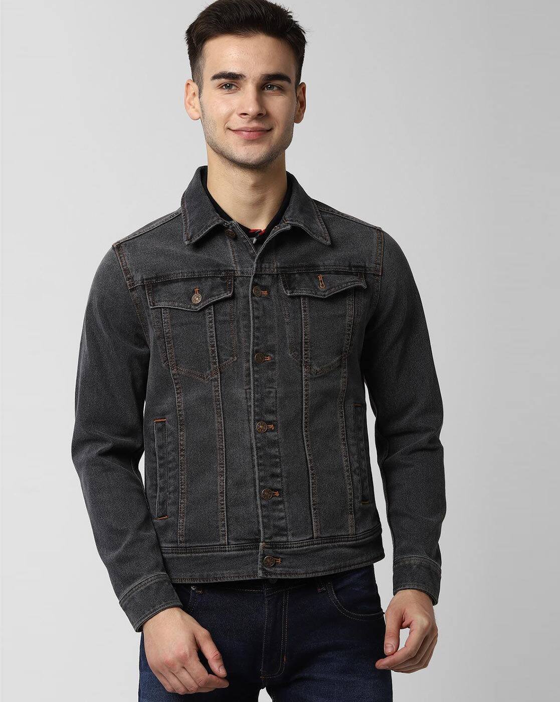 peter england jeans jacket