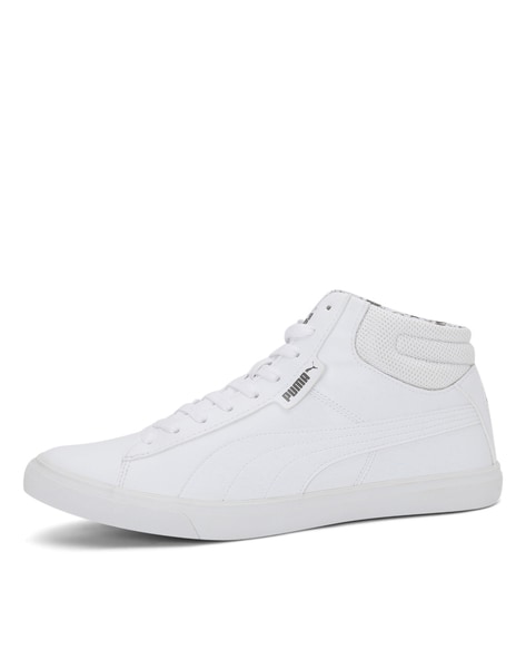 puma mid top lace up casual shoes