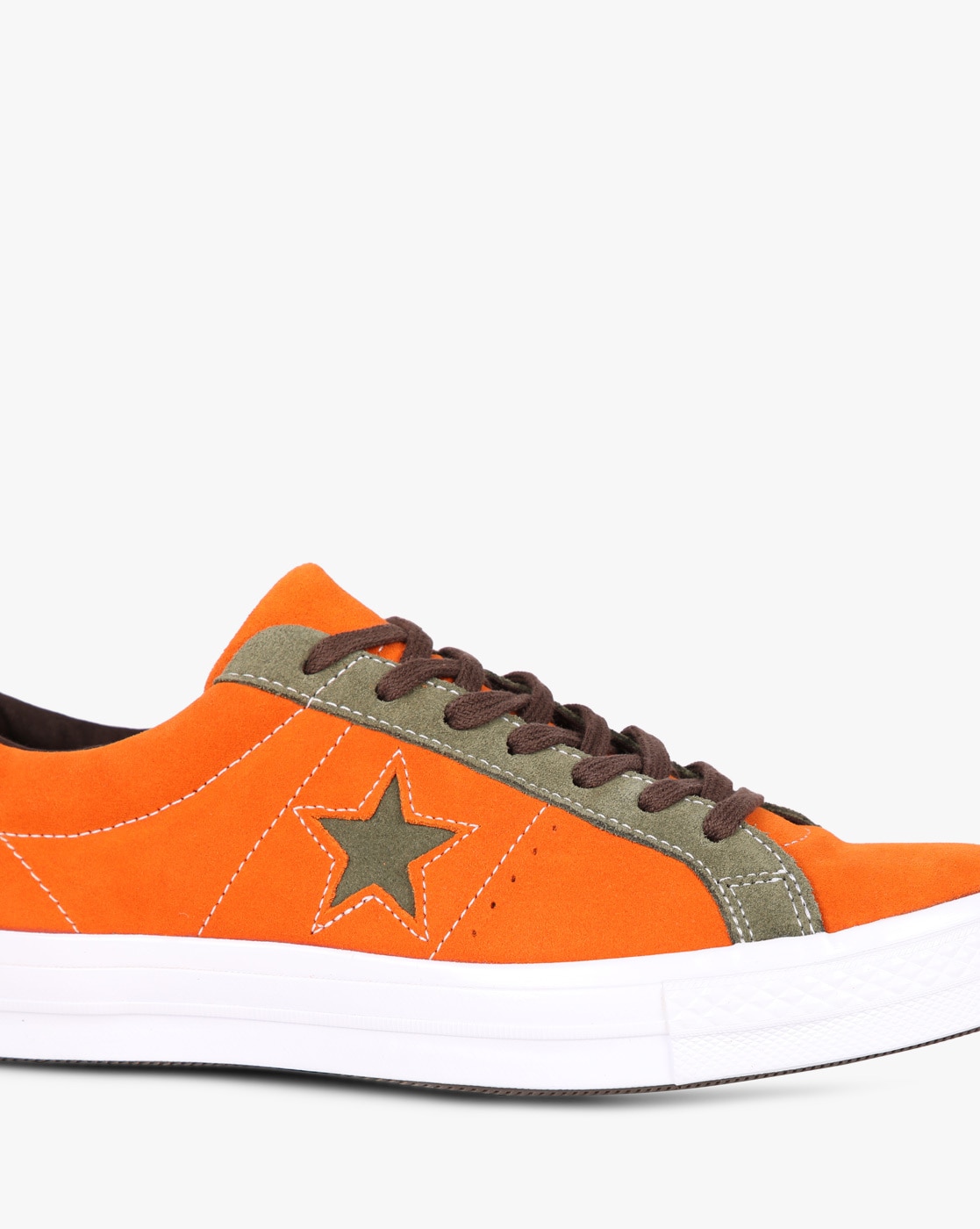 Orange converse one outlet star