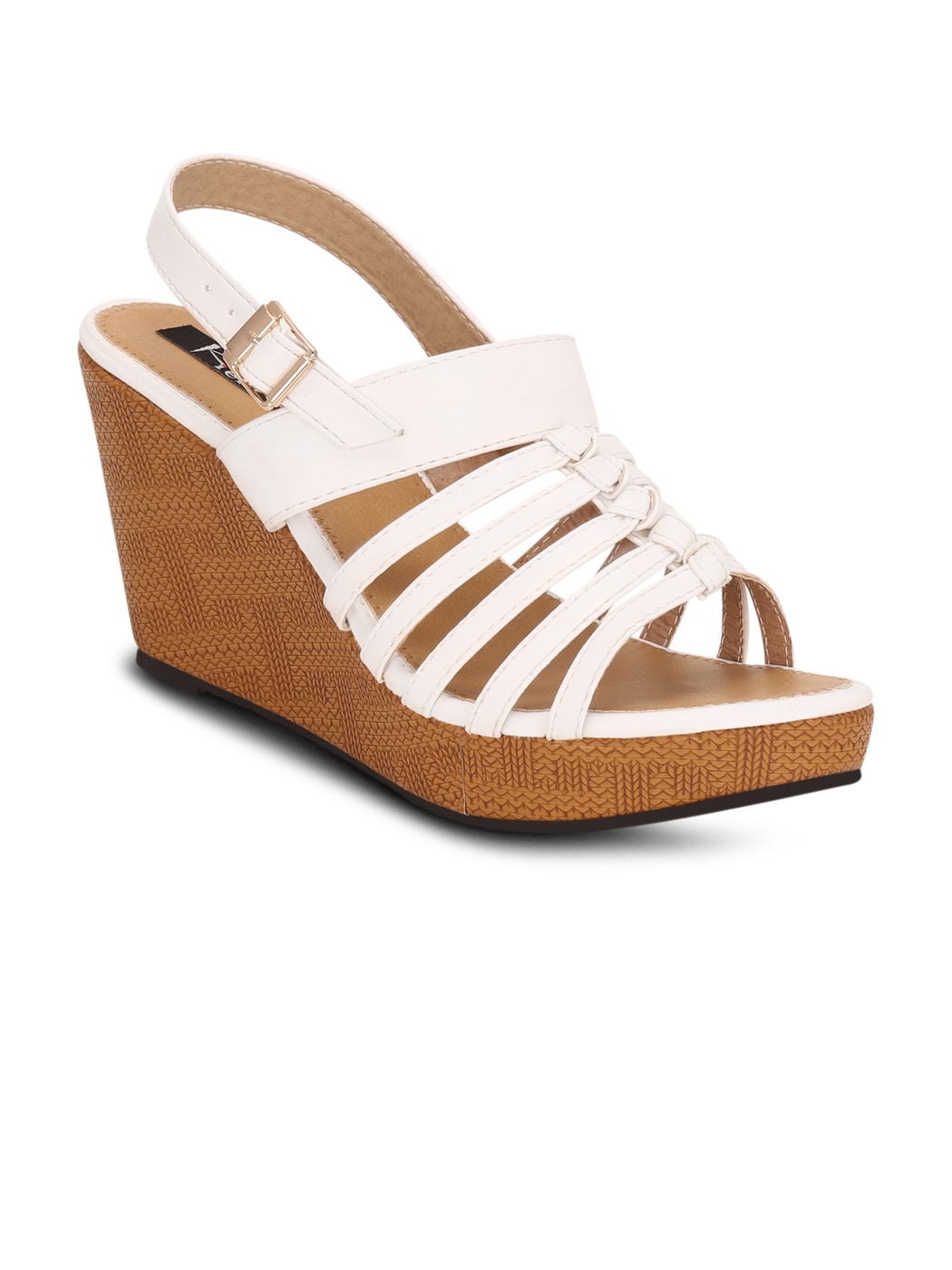 Buy White Heeled Sandals for Women by 