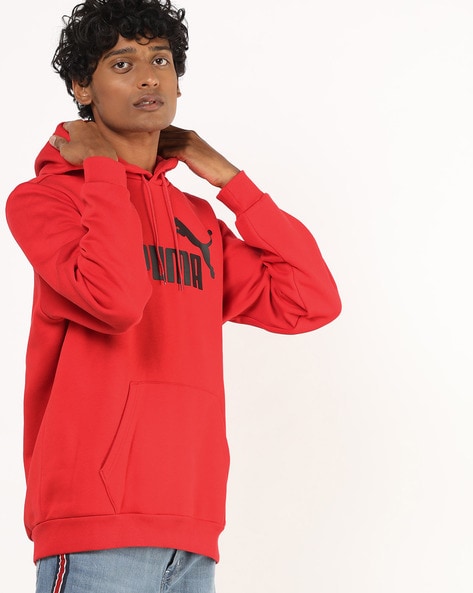 red puma hoodie mens