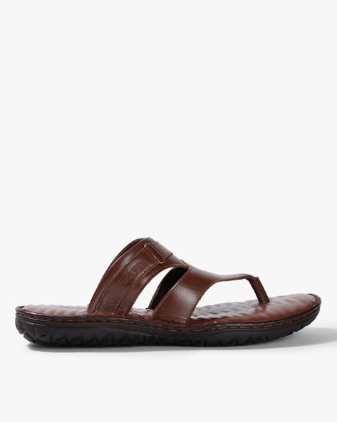 Woods Genuine Leather T-strap Sandals