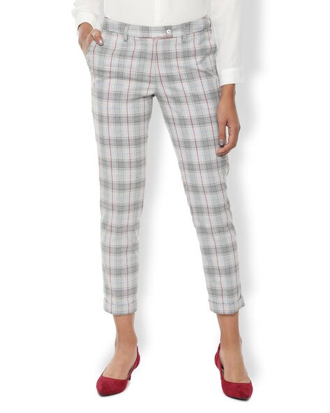 Buy Grey Trousers & Pants for Women by VAN HEUSEN Online