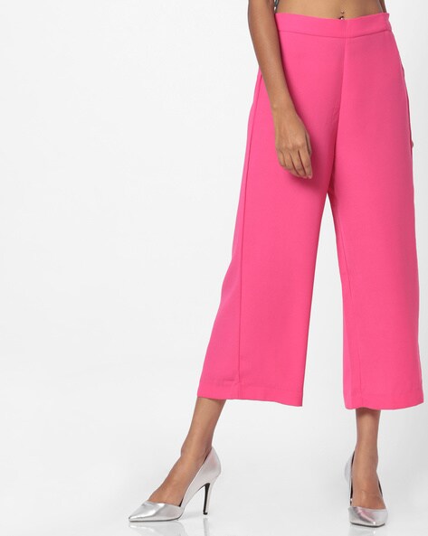 Flat-Front Mid-Rise Culottes Price in India