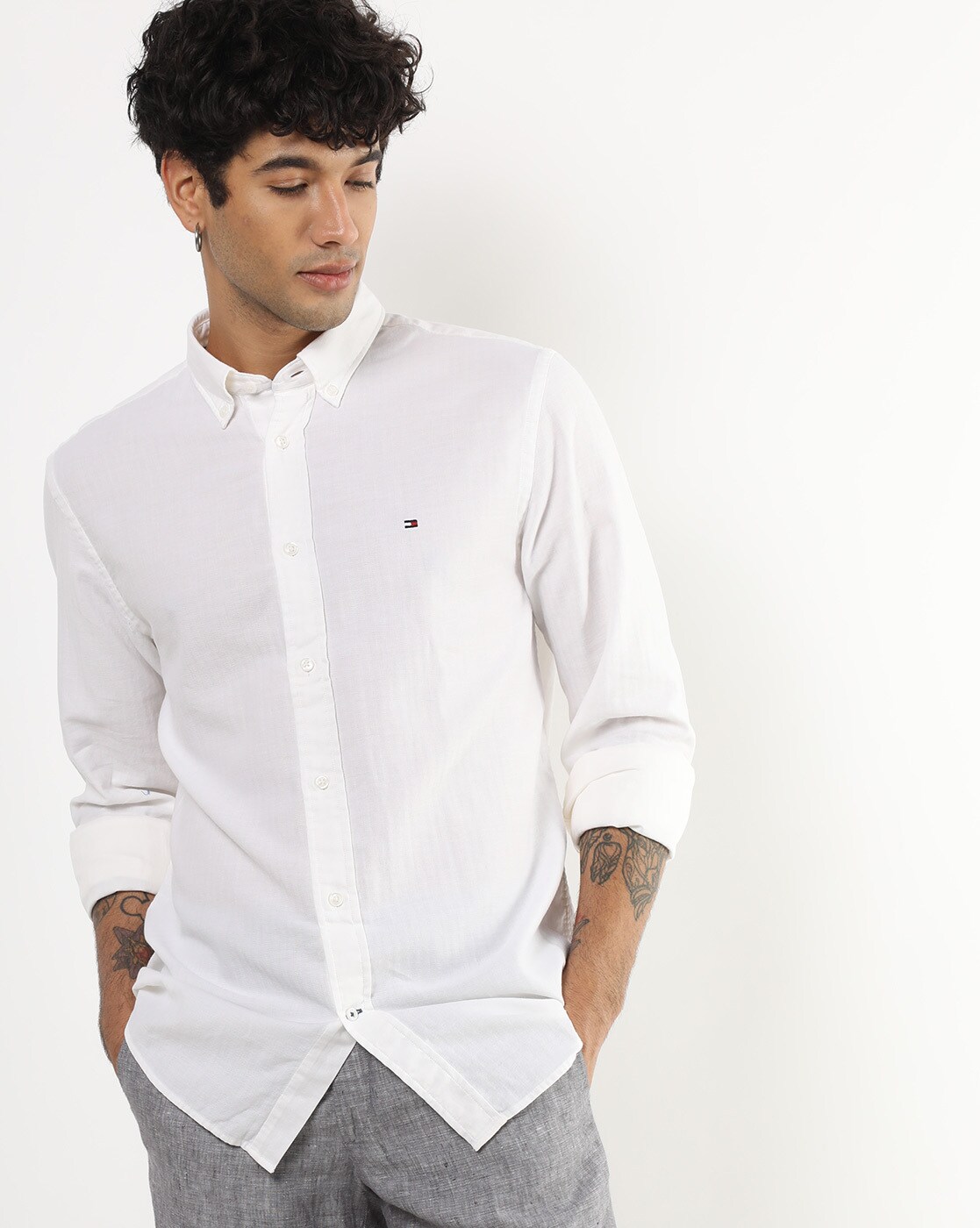 tommy white shirt