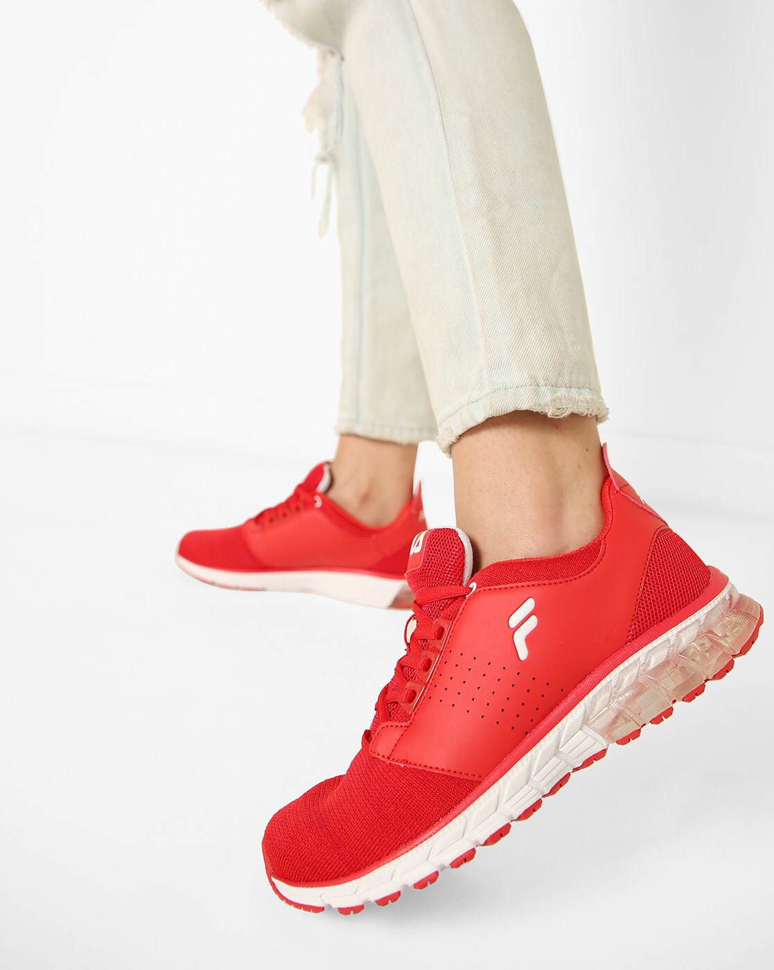 Buy Red Sports Shoes for Women by FILA Online 