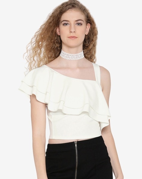 Fancy Solid Crop Camisole at Rs 662.00, Camisoles