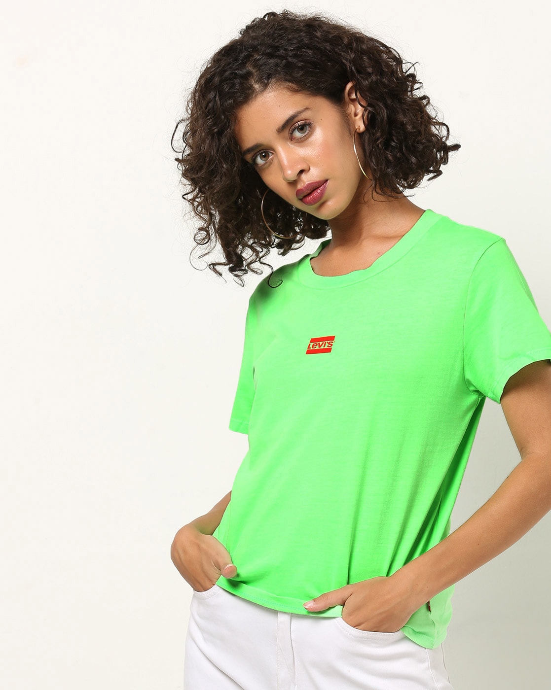 levi's neon t shirt