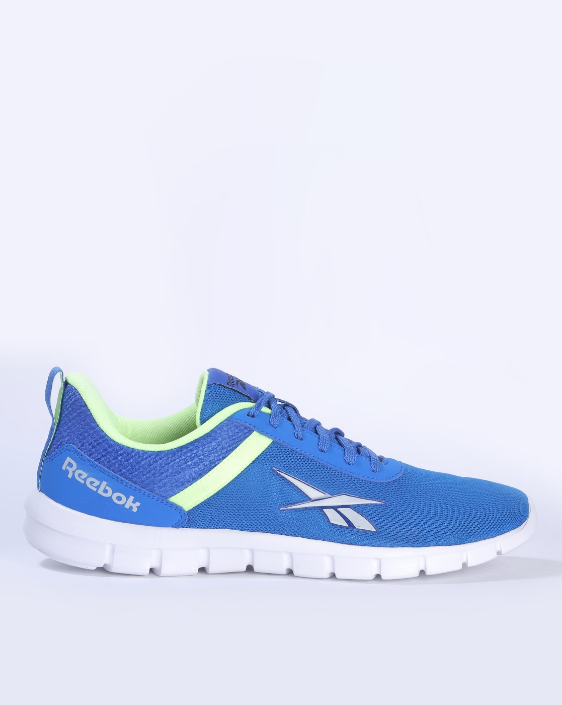 reebok blue running shoes