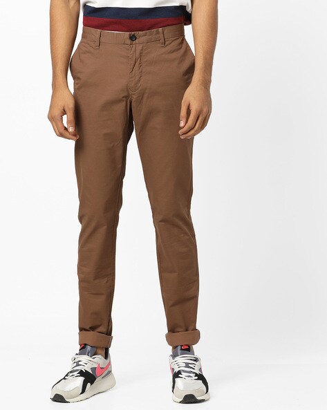 Buy Brown Trousers & Pants for Men by INDIAN TERRAIN Online