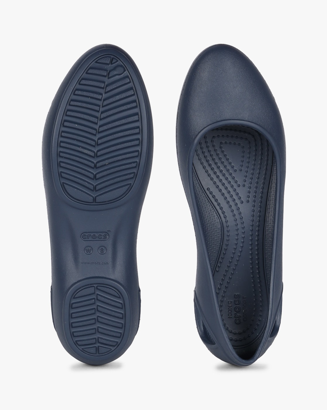 Buy Navy Blue Flat Shoes for Women by CROCS Online Ajio