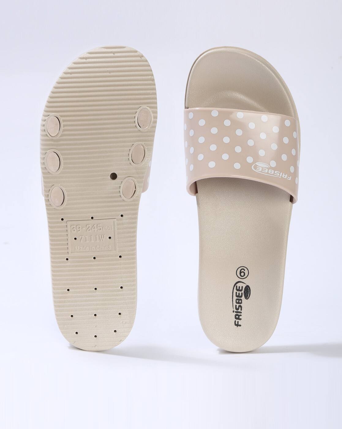 nike polka dot sliders